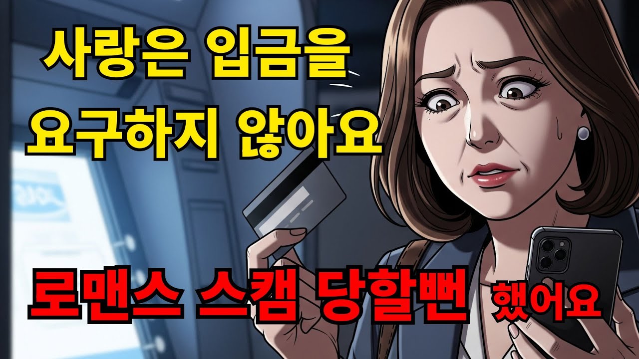 중년의 외로움을 사냥하는 '로맨스 스캠', 제발 속지 마세요 #로맨스스캠#사기#인간관계