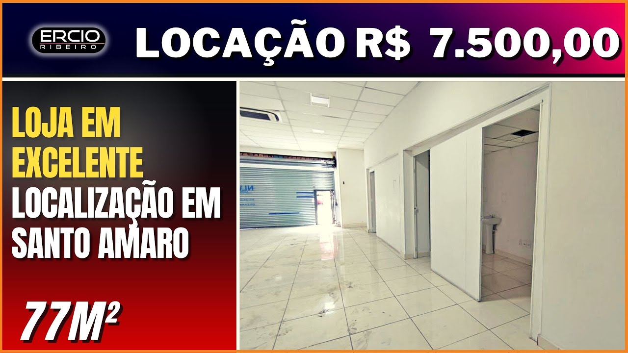 Loja para alugar, 77 m² por R 7 500mês Santo Amaro São Paulo/SP OLX