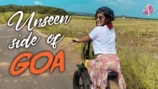 Unseen Side Of Goa | E-Bike Ride | #GoaBeyondBeaches | Aarya Vora Vlog