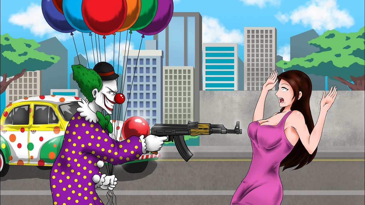 Robbing people as a CLOWN in GTA 5 RP!