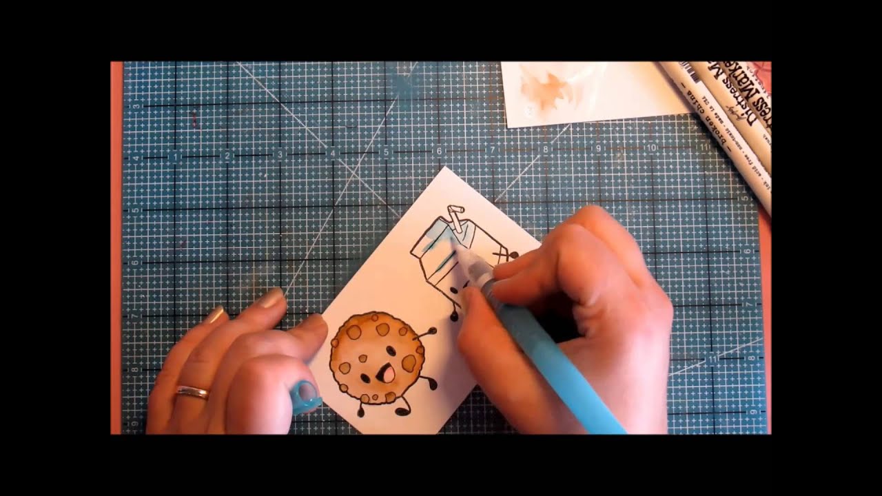 CAS card using Some Odd Girl stamps & TH markers