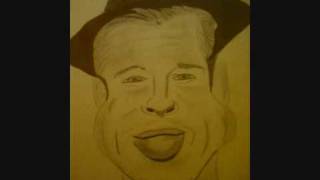 caricatures of Angelina Jolie and Brad Pitt