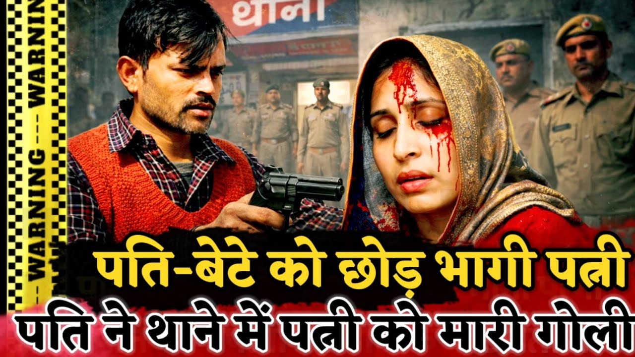 Hardoi News 16 साल की शादी, 12 साल के बेटे को छोड़ प्रेमी संग भागी पत्नी, पति ने थाने में मारी गोली