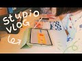 studio vlog ✿ 16: doing commissions, designing washi tape & enamel pins, getting back in the groove