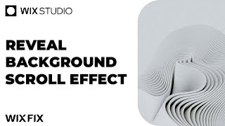 Reveal Scrolling Image in Wix Studio | Wix Fix Profile