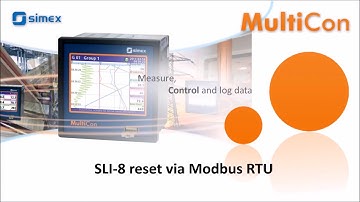 MultiCon CMC Application – SLI-8 reset via Modbus RTU