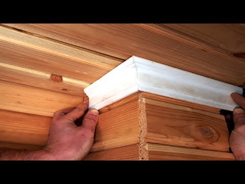 Как сделать наружный угол потолочного плинтуса своими руками
