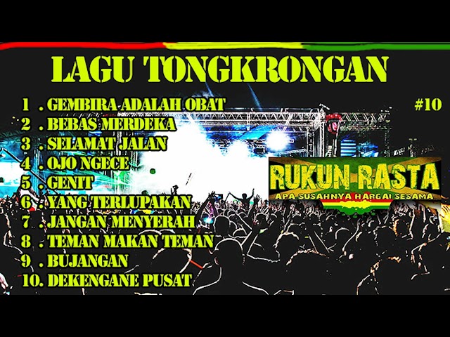 Kompilasi Lagu TONGKRONGAN - Rukun Rasta Reggae Ska class=