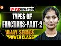 Types of Functions – Part 2 ⚡🔥 | Power Class 🚀 | VIJAY Series | 2nd PUC 2027 Maths | Vaishnavi Ma’am