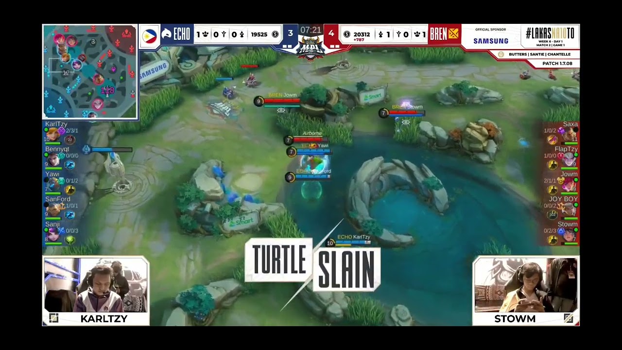 BREN VS ECHO GAME 1 BREN ESPORTS VS ECHO PH  { MPL PH Season 10   Regular Season }