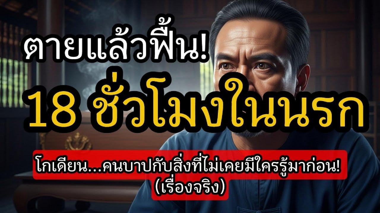 ตายแล้วฟื้น! 18 ชั่วโมงในนรก  โกเดียน คนบาปกับสิ่งที่ไม่เคยมีใครรู้มาก่อน! (เรื่องจริง)I ธรรมะสอนใจ