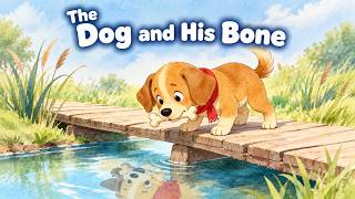 The Dog and His Bone | Fun English Story for Kids | Wonder Tales & Science