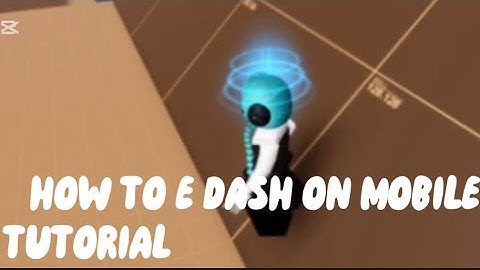 Tutorial how to e dash on mobile #roblox #evade #robloxevade #tutorial #evadeedit 