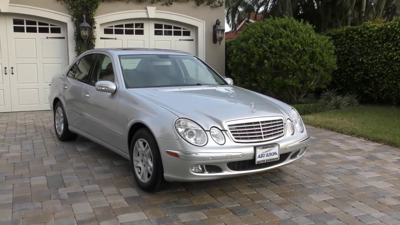 2005 Mercedes Benz E320 Cdi Turbo Diesel Review And Test Drive By Bill Auto Europa Naples Youtube
