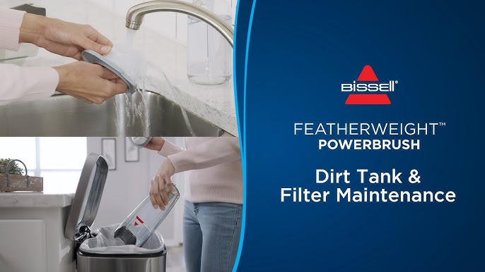 Bissell Featherweight filter rinsing technique