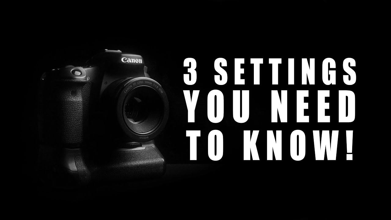 3 CAMERA SETTINGS you NEED to KNOW! YOUR Photo Fix Friday - YouTube