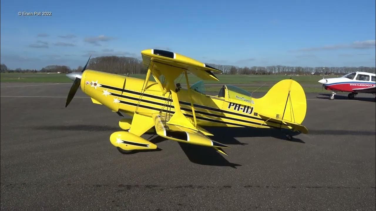 EAA Acro Sport II Aerobatic Biplane / sportsplane PH-IIJ Teuge Airport 26  Feb 2022 