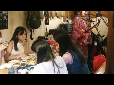 2018年9月18日，晚上在日本石垣島，市中心居洒屋攝錄。