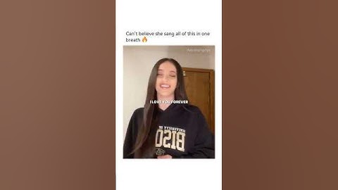 This is incredible 🤯 | Sia - Snowman One Breath Challenge