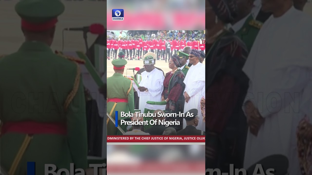 Bola Tinubu Sworn In As President Of Nigeria