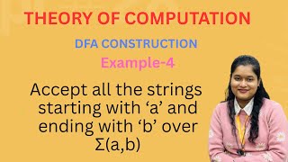 Construct DFA of all possible strings staring with a &amp; ending with b | TOC | How to construct DFA|
