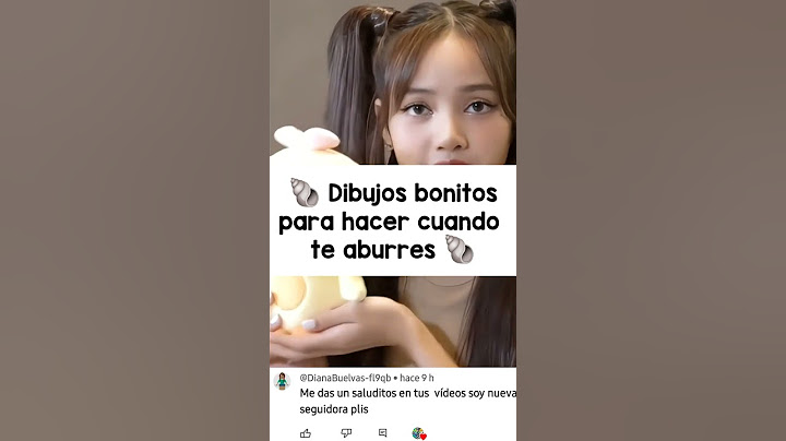 🐚 Dibujos bonitos para hacer cuando te aburras 🐚