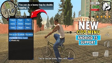 🔥 How to Install New Cheat Menu in GTA SA Original | Android 14, 15 & 16 CLEO Setup (2025)