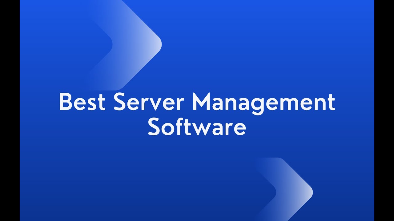 Top Server Management Software - YouTube
