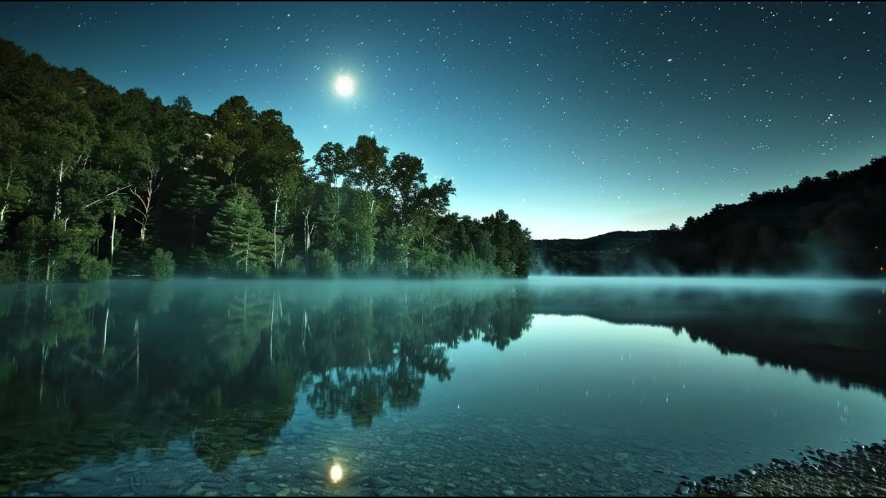 Deep Sleep Music - Moonlit Lake