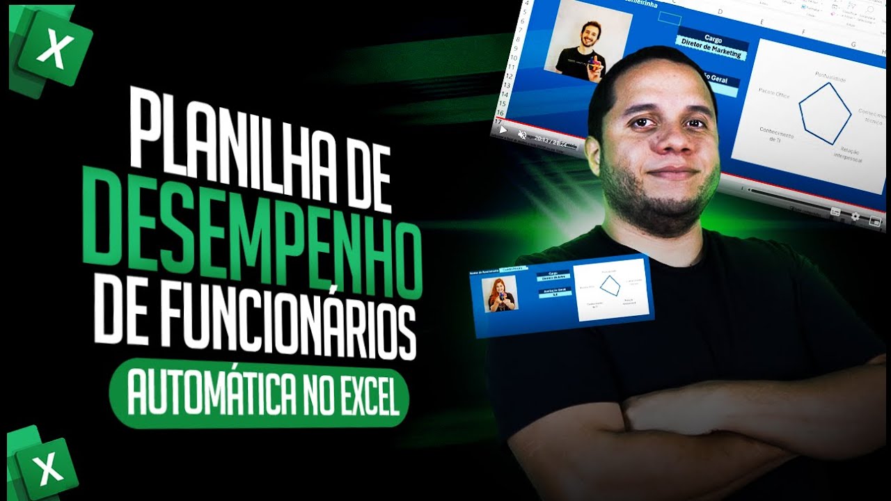 Desempenho de Funcionários no Excel