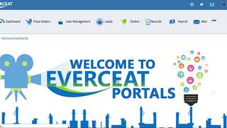 Placing an order inside Everceat Retailer Spectrum Platform
