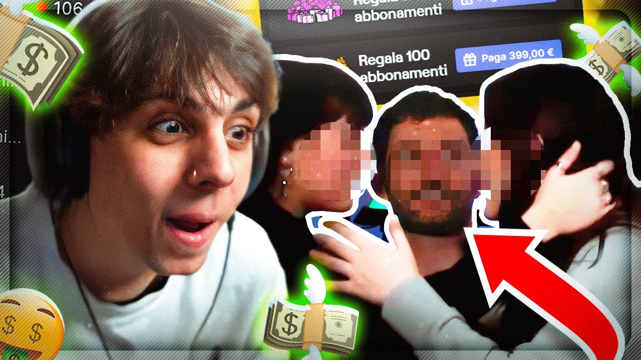 DONO a STREAMER A CASO su TWITCH!!! 💸