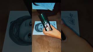 fixative spray #art #fry #artdrawing #sketch #portrait