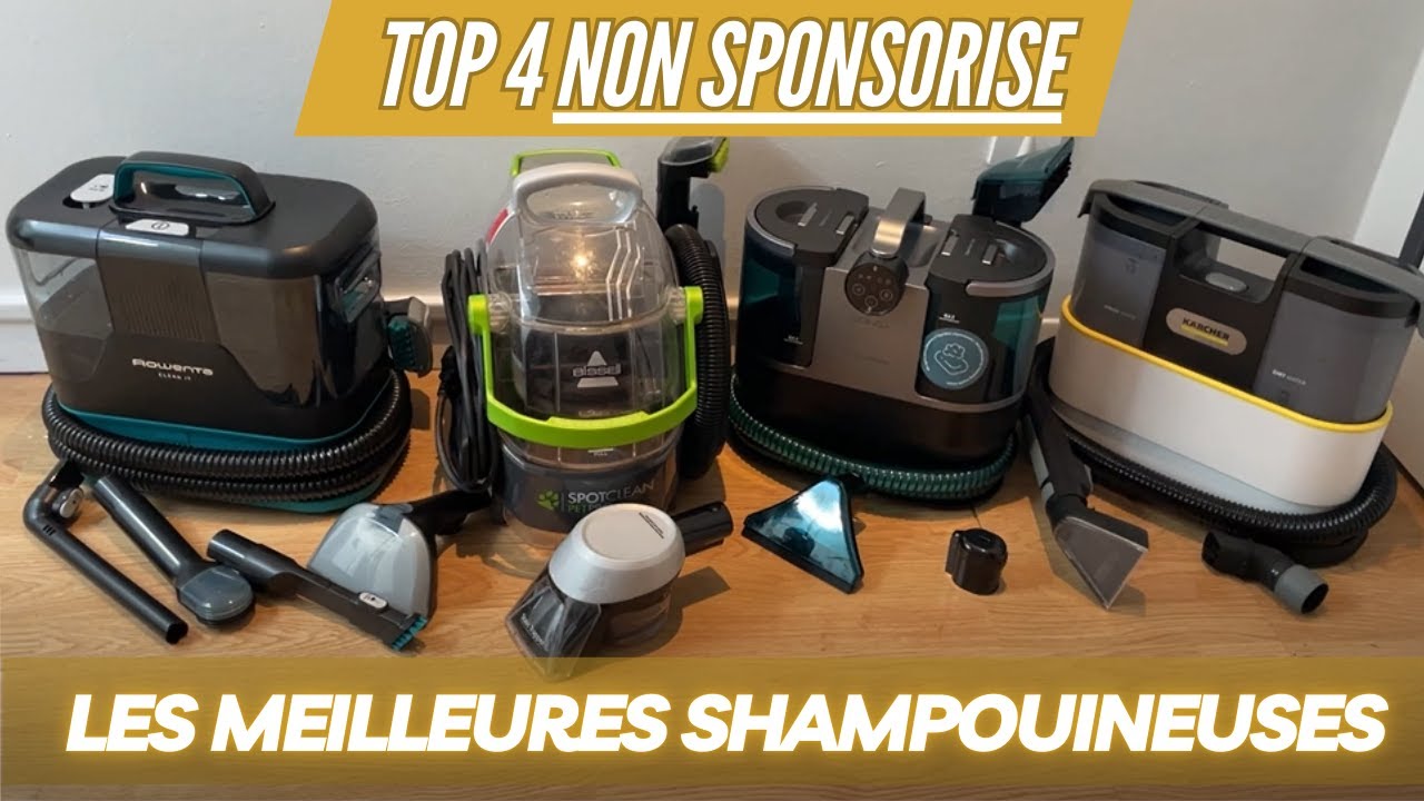 Top 4 meilleures shampouineuses : Comparatif et guide d'achat !