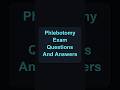 Phlebotomy Exam Questions And Answers— Must Know Latest Updated 2026 #phlebotomy