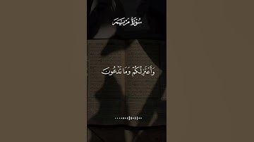 آيات عطرة ( قال سلام عليك ) من سورة مريم للقارئ يونس مدهوز