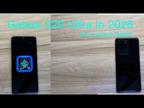 Galaxy S20 Ultra in 2026 on a custom rom - YouTube