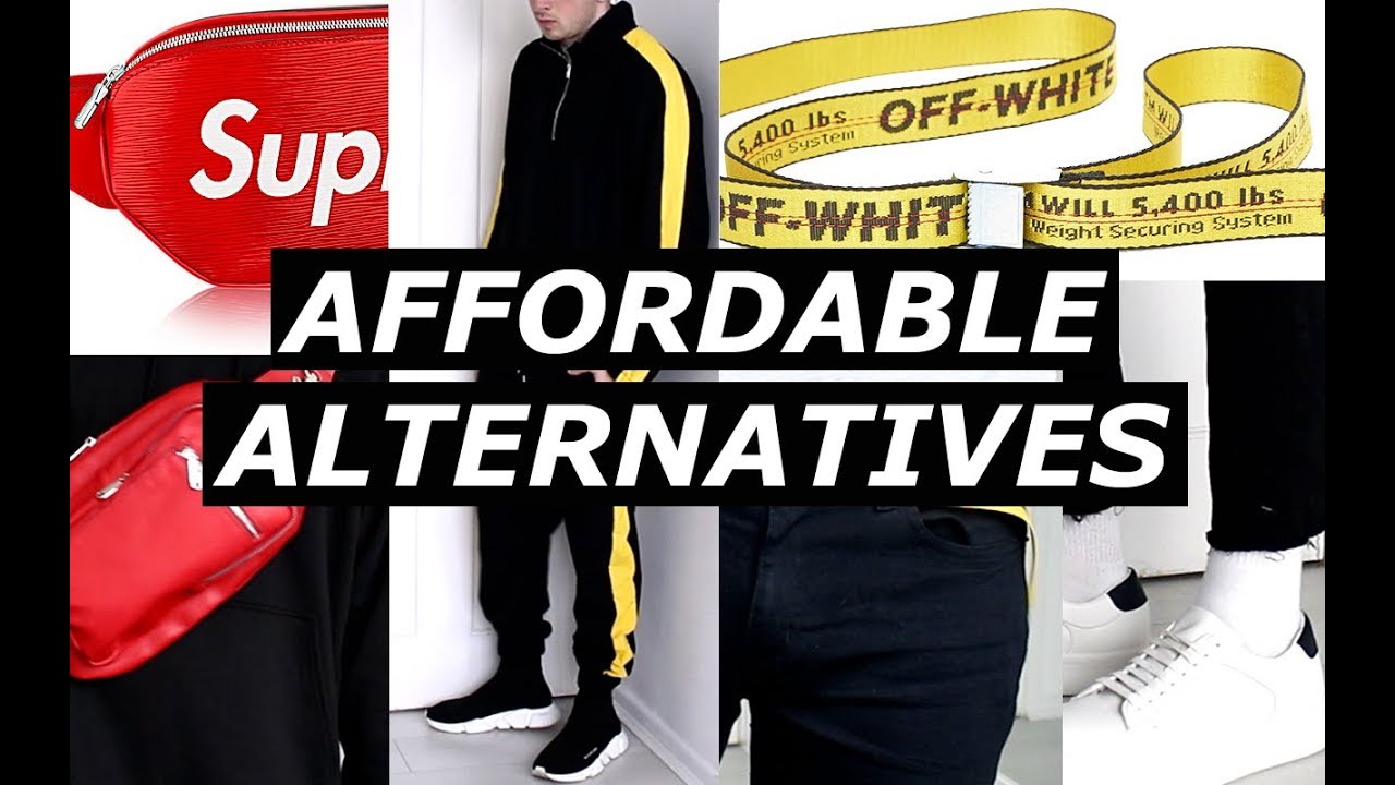 Supreme x Louis Vuitton , Off White, McQueen AFFORDABLE ALTERNATIVES | Options | Gallucks - YouTube