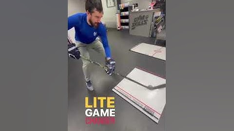 Game Changer LITE stick handling training board #hockey #stick #hockeystick #stickhandling