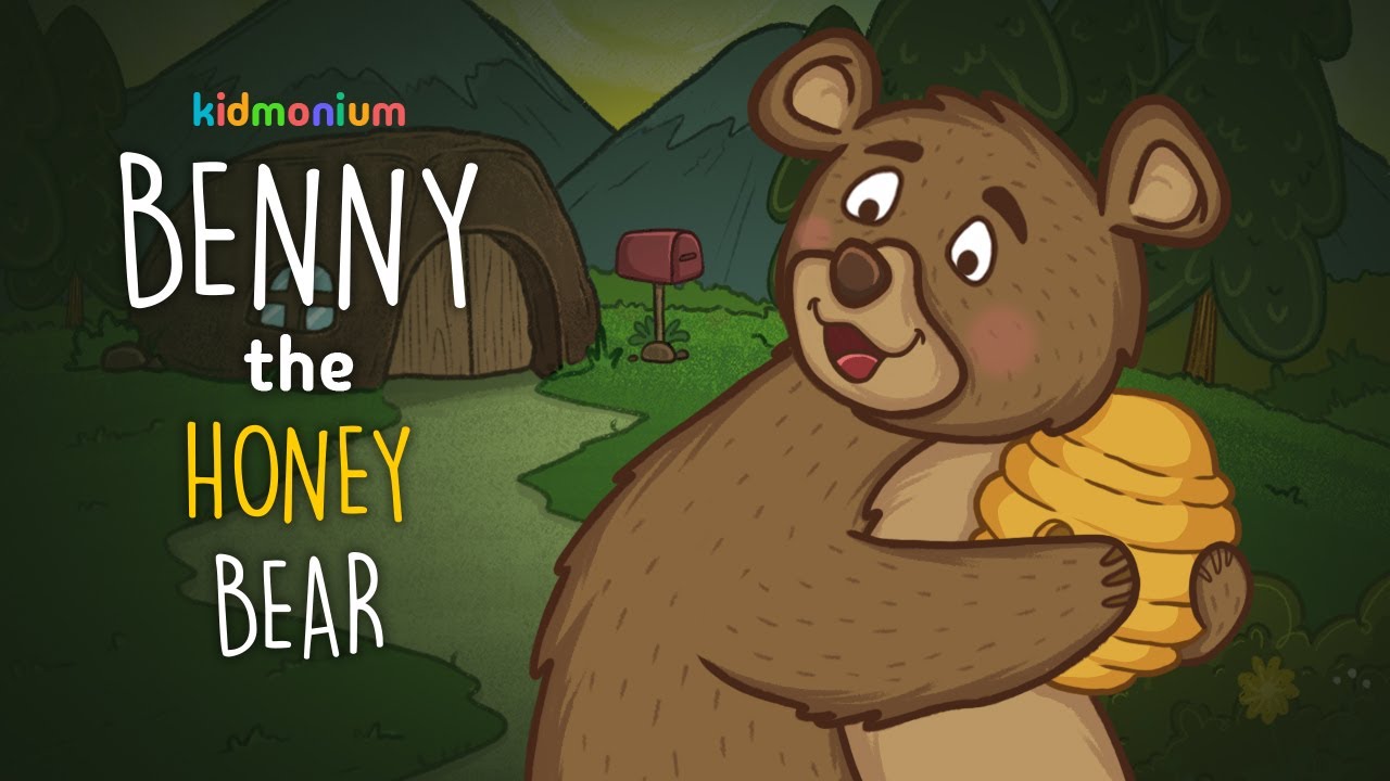 Benny the Honey Bear | Bear Story for Kids | Moral Story | Kidmonium ...
