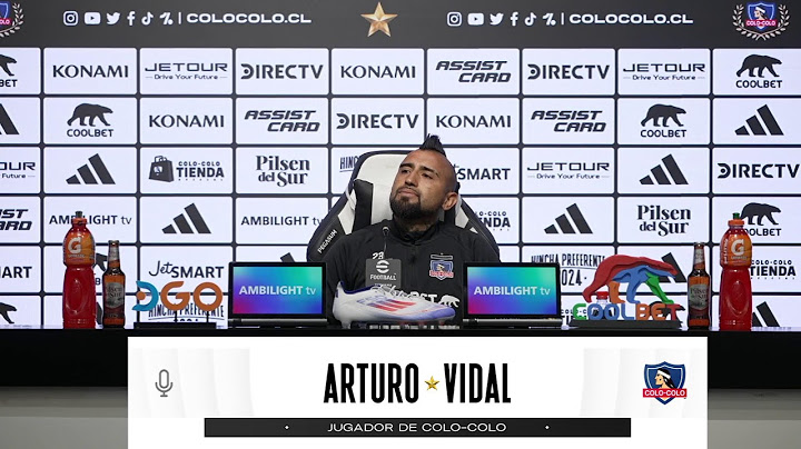 #ConexiónMonumental | Conferencia de prensa - Arturo Vidal⚫⚪