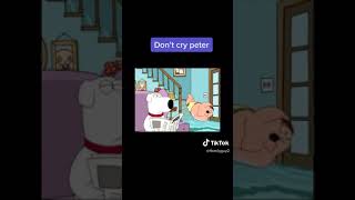 Peter falls down the stairs