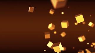 No Copyright free golden award backgrounds Golden Cubes colorful particles background