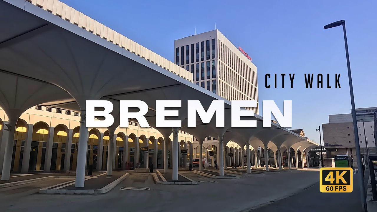 BREMEN CITY WALK | 4K | ZOB BAHNHOF | JAN 2026 | #01