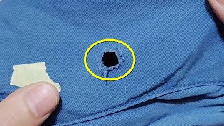 Teach yourself how to beautifully repair a hole in your pants using just a needle and thread by تعلم حرفة_Learning a craft 9,106 views 3 months ago 6 minutes, 12 seconds