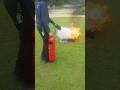 Carbon Dioxide Fire Extinguisher In Use 