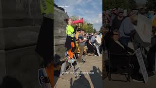 Man arrested for allegedly making threats against "No Kings" rally organizers