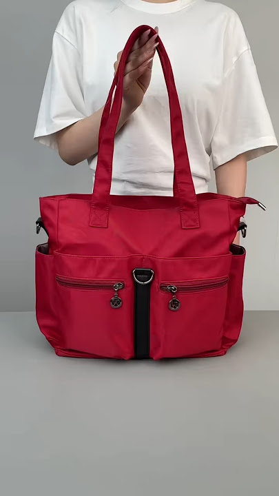 Versatile, lightweight, multi-pocket, practical mom's messenger bag