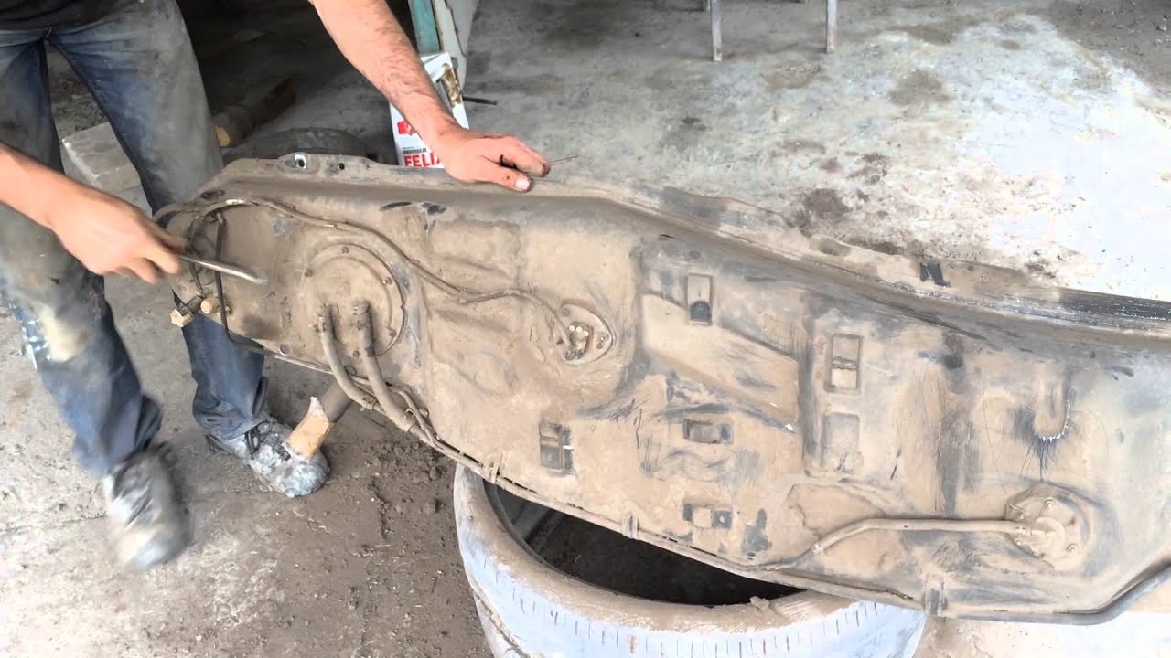 Промывка бака паджеро 4