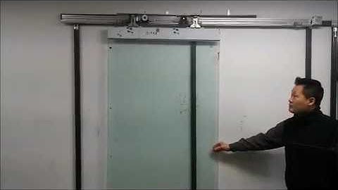 Cửa trượt kính bán tự động MRD Hàn Quốc